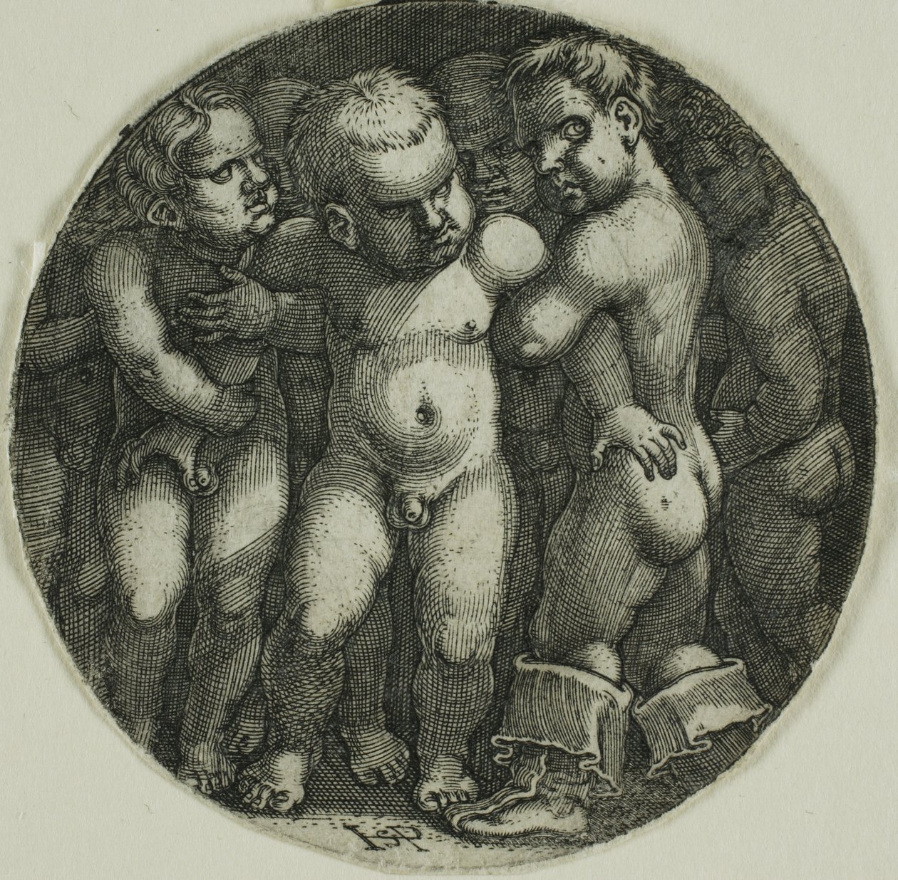 Otto ragazzi nudi da Hans Sebald Beham