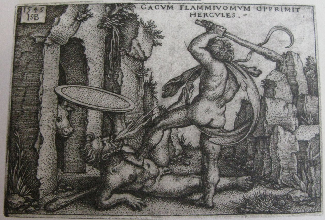 Ercole uccide Caco da Hans Sebald Beham