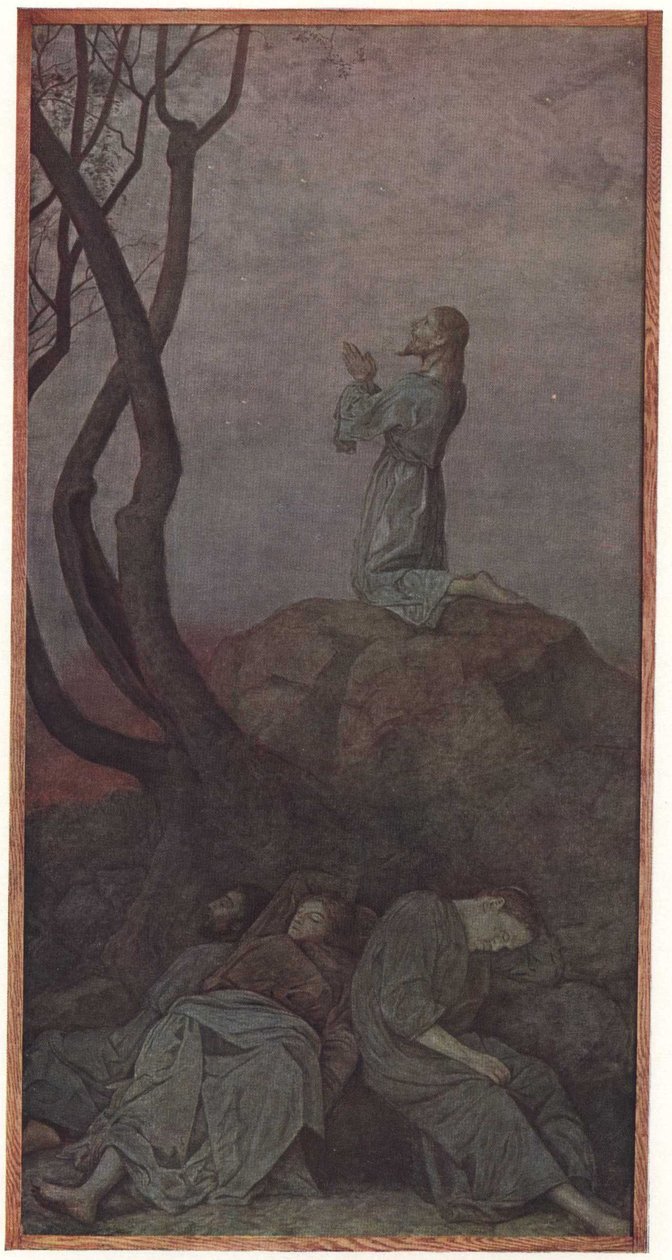 Cristo sul Monte degli Ulivi da Hans Thoma