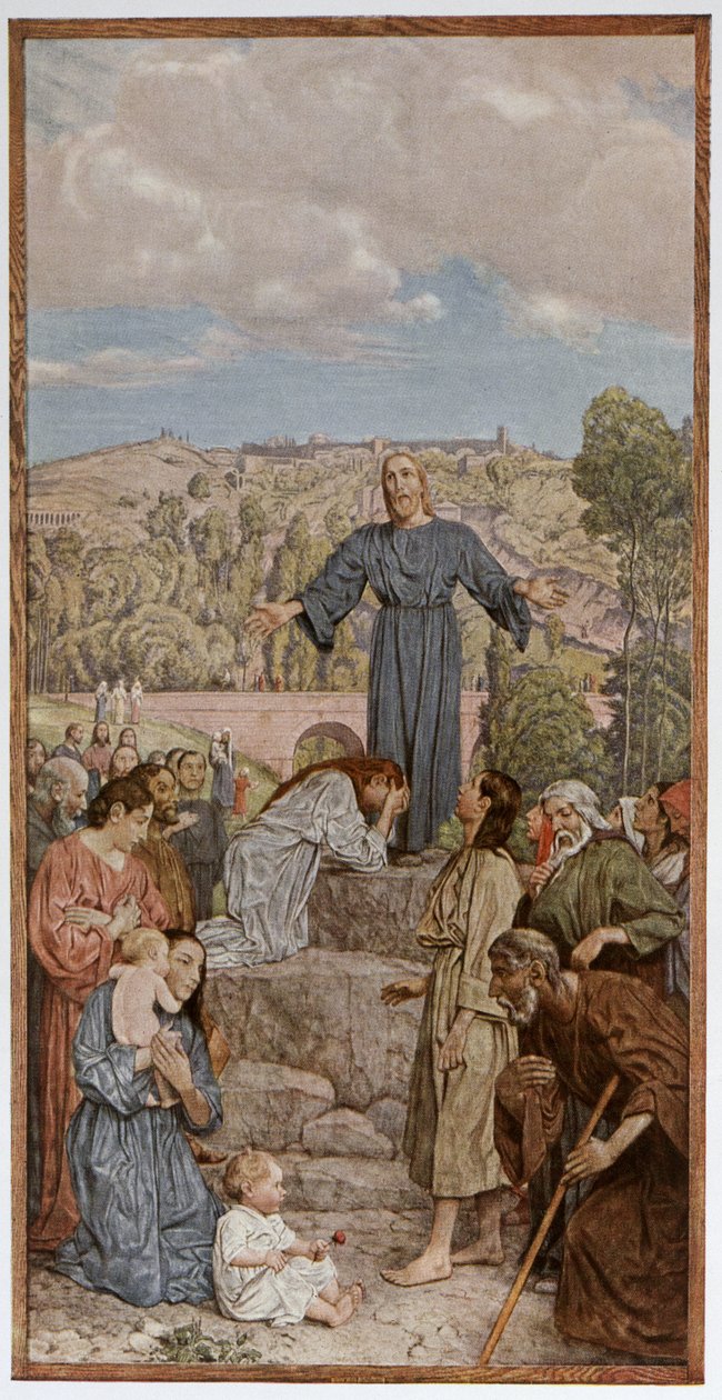 Cristo che predica, illustrazione da 