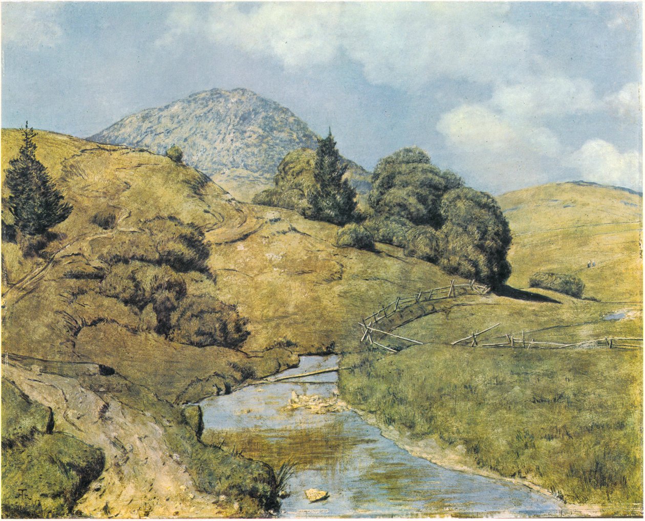 Il Blössling presso Bernau da Hans Thoma