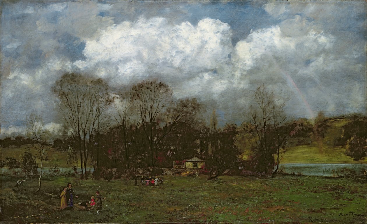 Inizio primavera, c.1868 da Hans Thoma