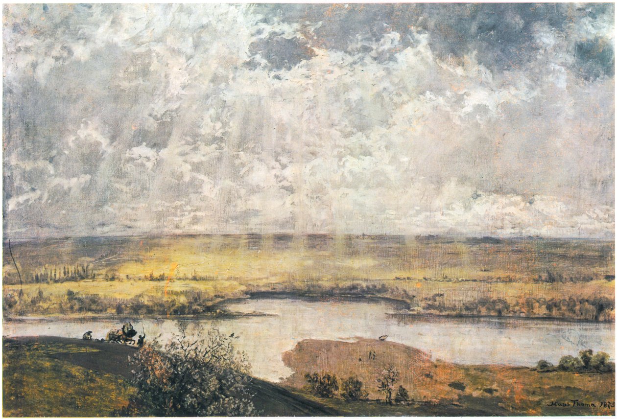 Paesaggio del Meno / Pianura del Meno da Hans Thoma