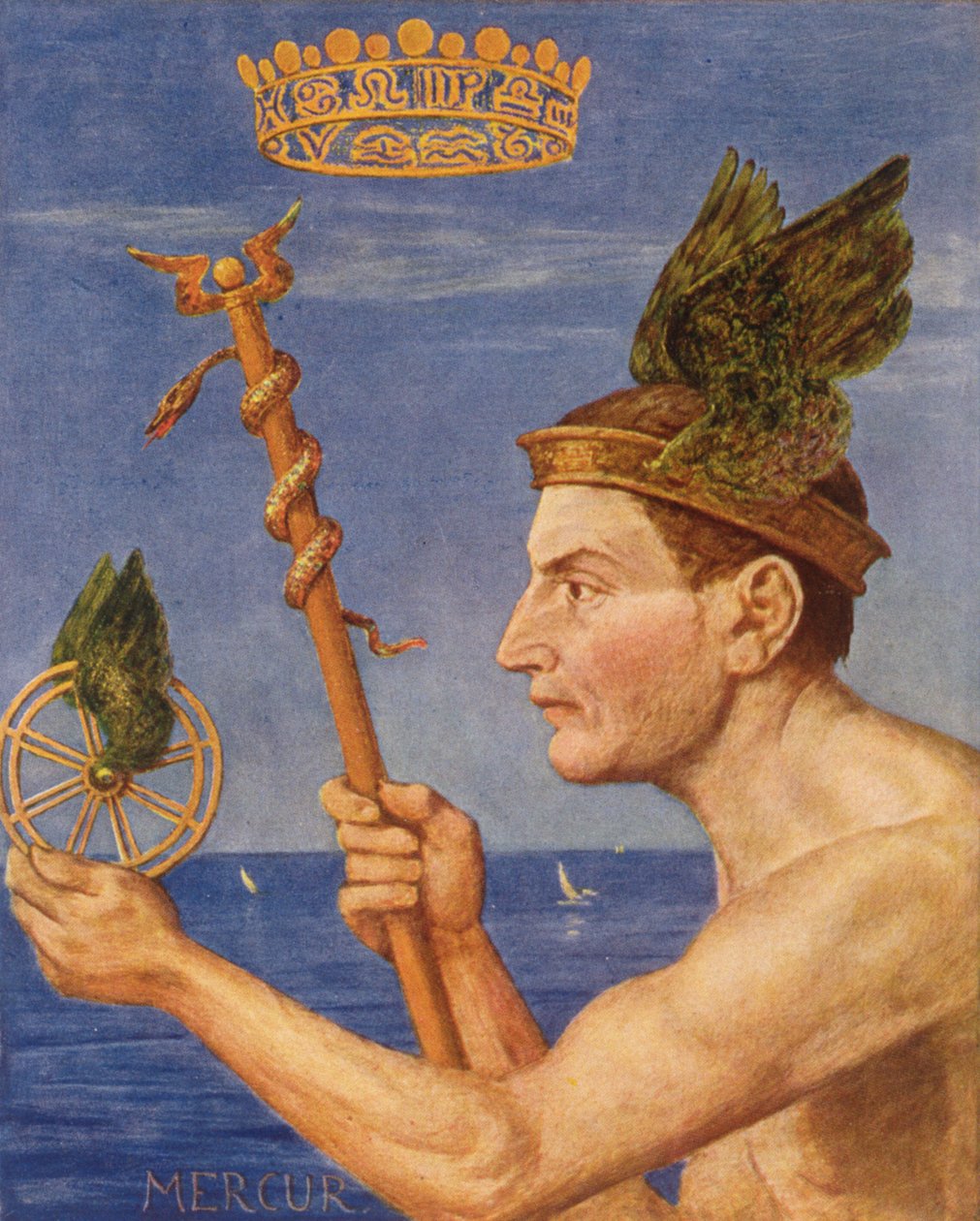 Mercurio, illustrazione da 