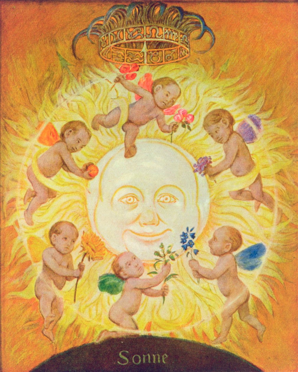 Sole, illustrazione da 