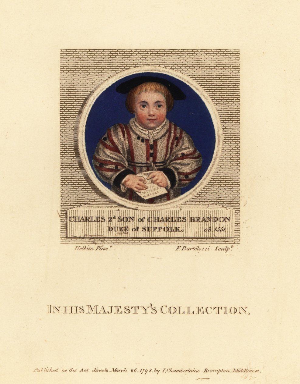 Charles Brandon, 3° duca di Suffolk da Hans (after) Holbein the Younger