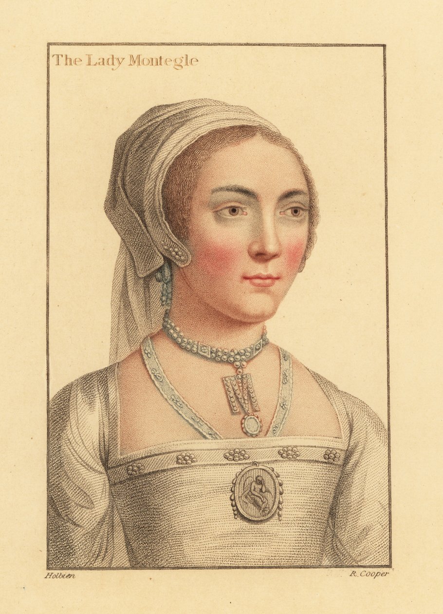 Lady Mary Brandon, Baronessa Monteagle da Hans (after) Holbein the Younger
