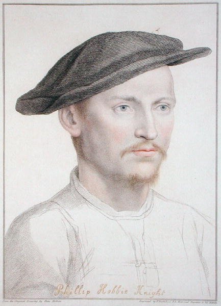 Philip Hobbie, inciso da Francesco Bartolozzi 1796 da Hans (after) Holbein the Younger
