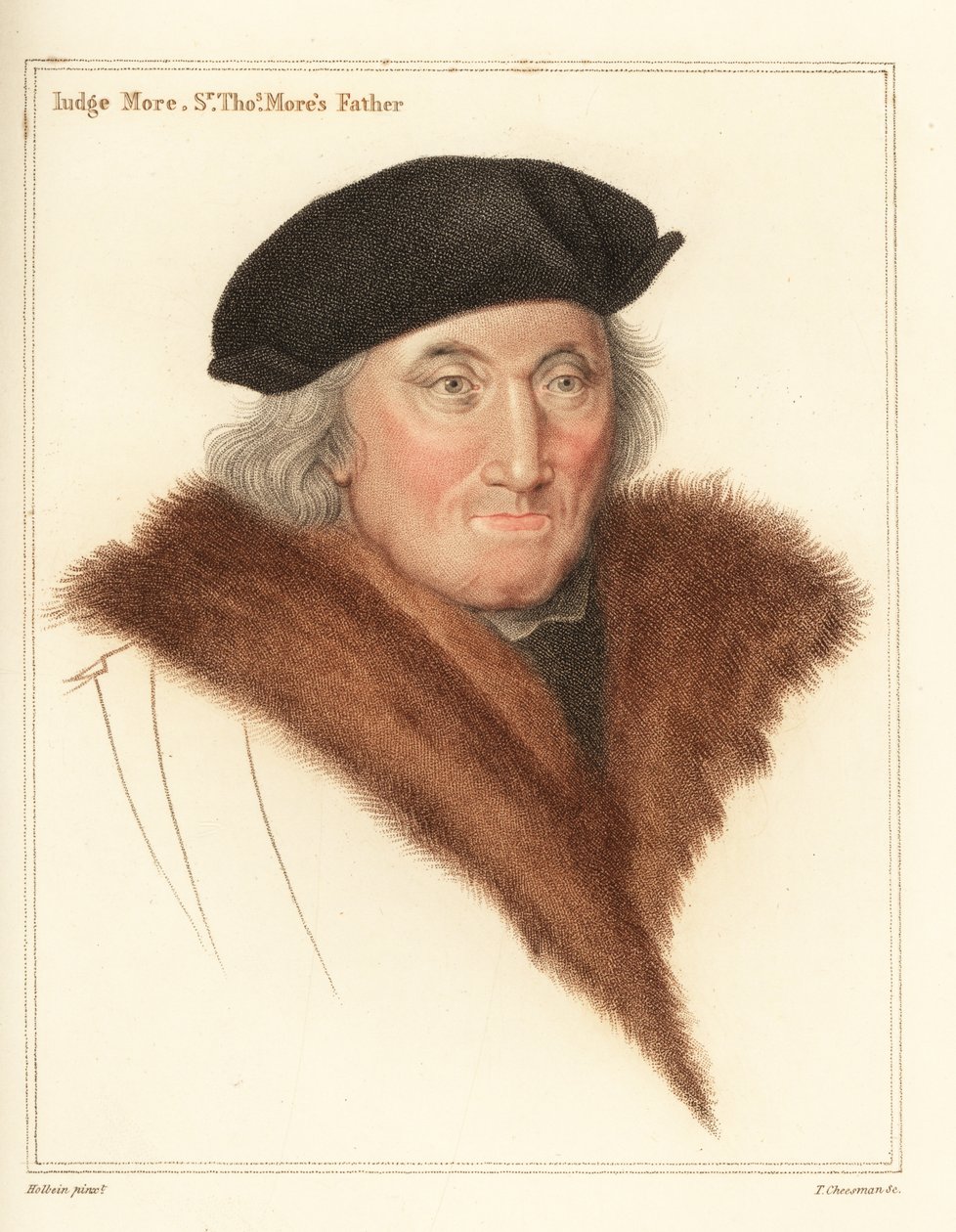 Sir John More, avvocato e giudice (1451-1533) da Hans (after) Holbein the Younger