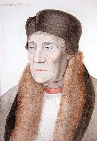 William Warham (1450-1532) (incisione) da Hans (after) Holbein the Younger