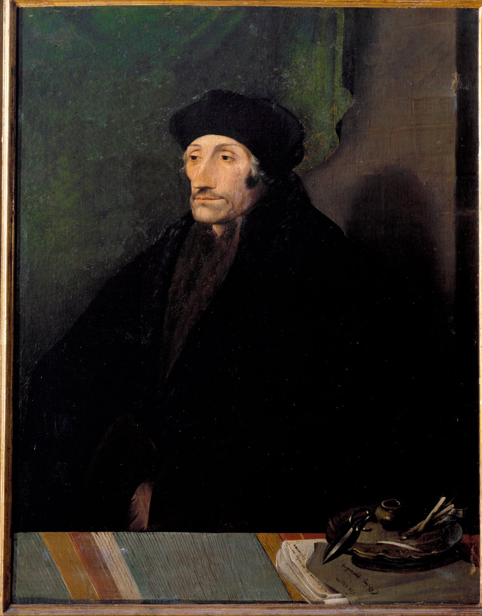 Ritratto di Erasmo da Rotterdam, umanista olandese da Hans (attr. to) Holbein the Younger