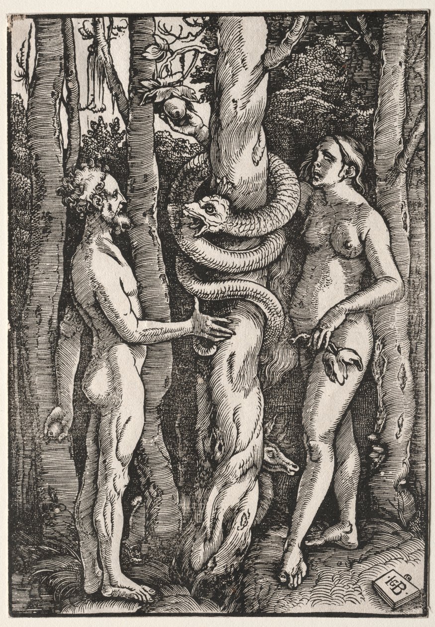 Adamo ed Eva da Hans Baldung