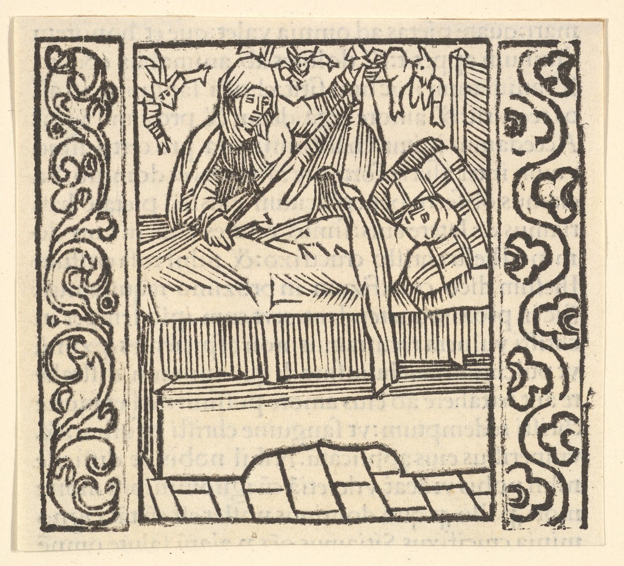 Cura dei morti, illustrazione da Speculum Passionis da Hans Baldung