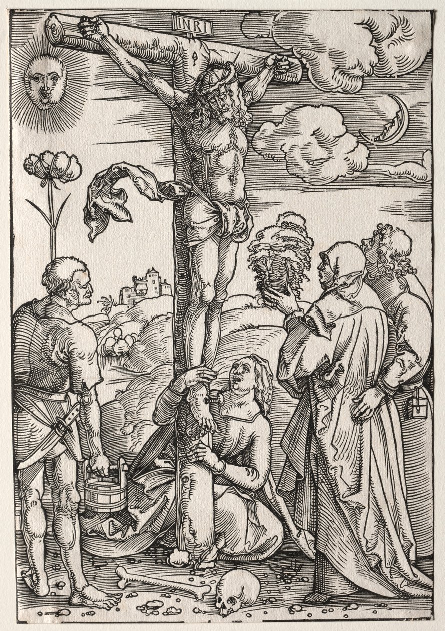 Cristo sulla croce con Maria, San Giovanni, Maria Maddalena e Santo Stefano, 1505 da Hans Baldung