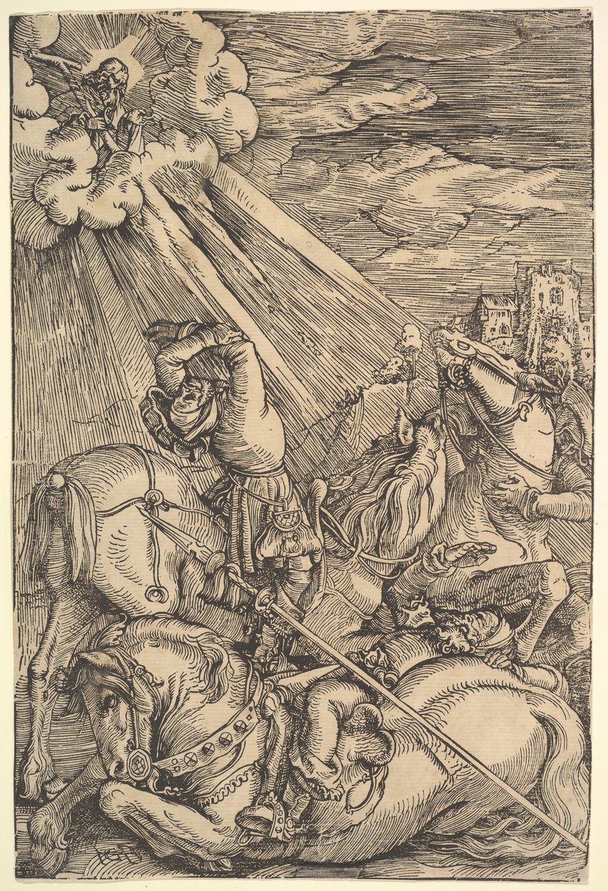 Conversione di Paolo, ca. 1514 da Hans Baldung