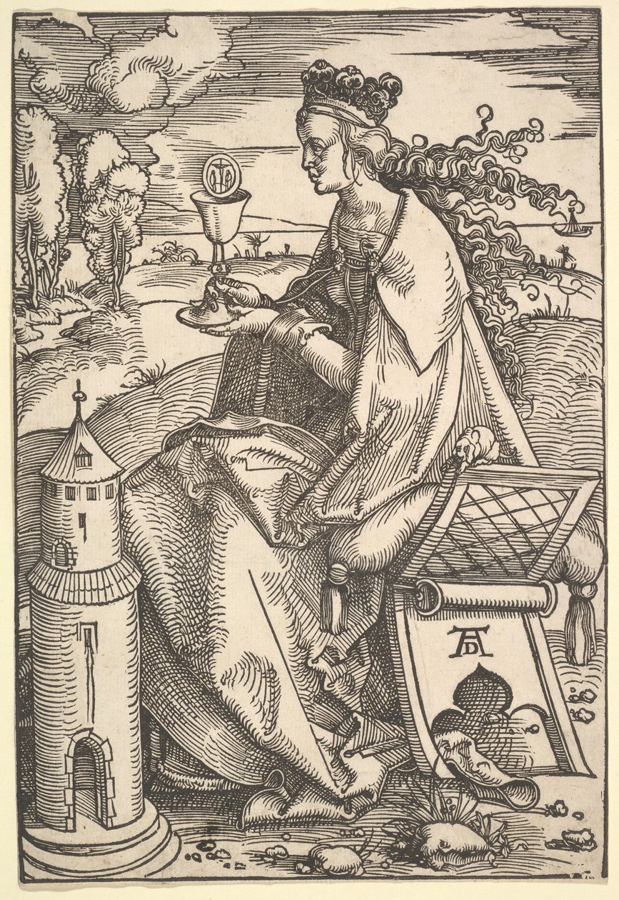 Santa Barbara, ca. 1505 da Hans Baldung