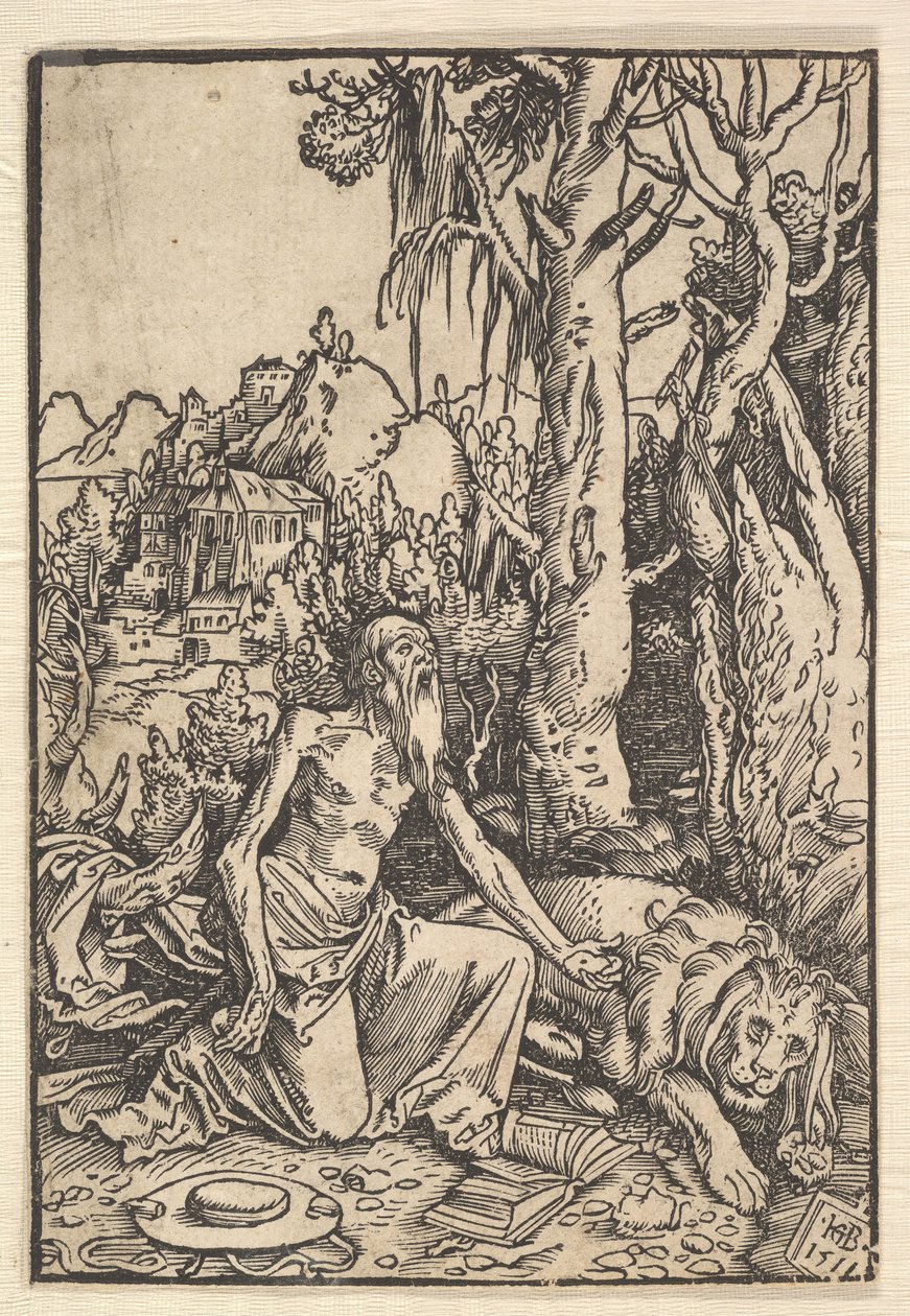 San Girolamo nel deserto da Hans Baldung