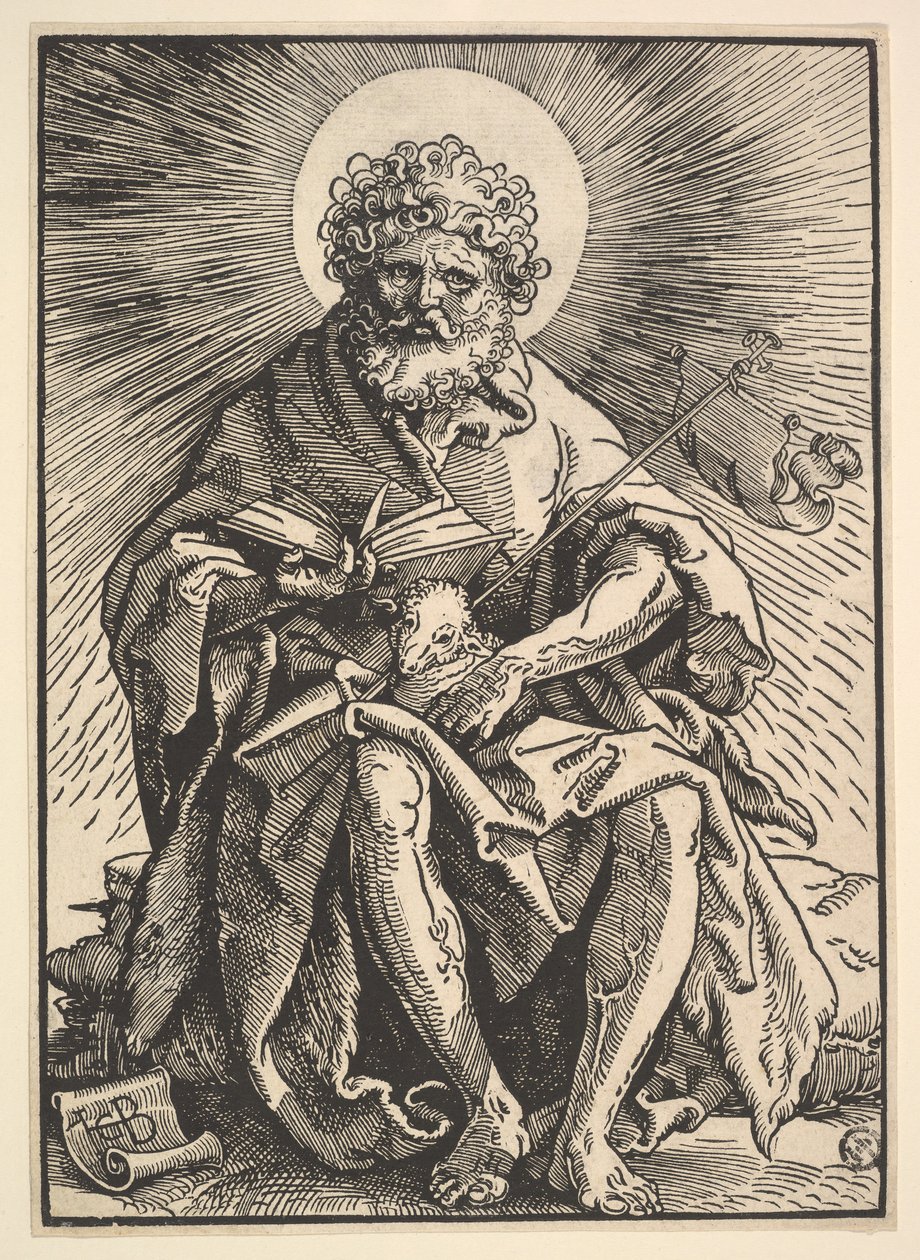 San Giovanni Battista che tiene l
