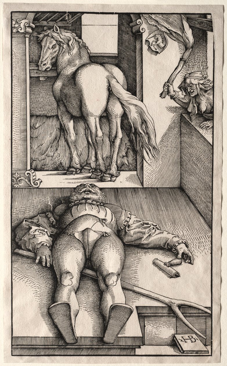 Il cavaliere stregato da Hans Baldung