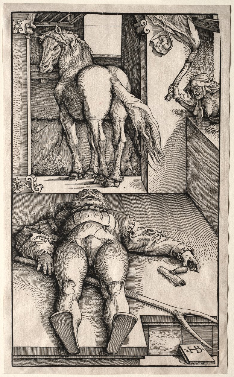 Lo sposo stregato, 1544-45 da Hans Baldung