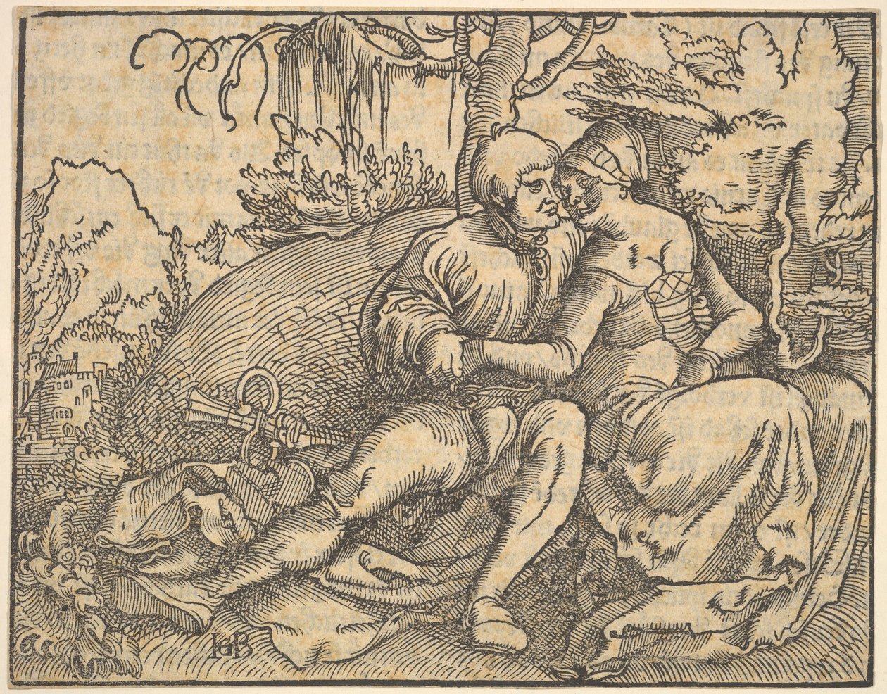 Il sesto dei dieci comandamenti, da Die zehe gebot da Hans Baldung