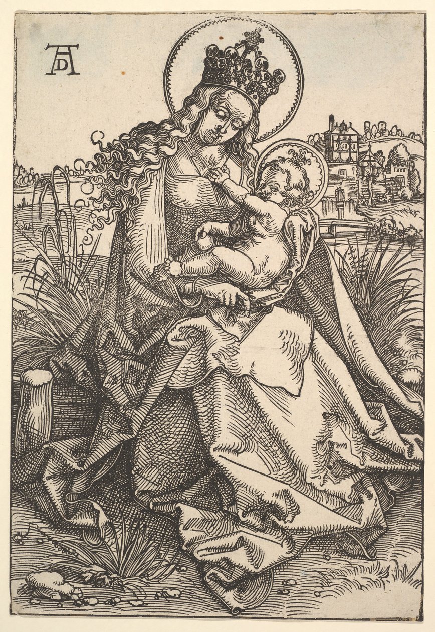 La Vergine sulla Riva Erbosa, 1505 da Hans Baldung