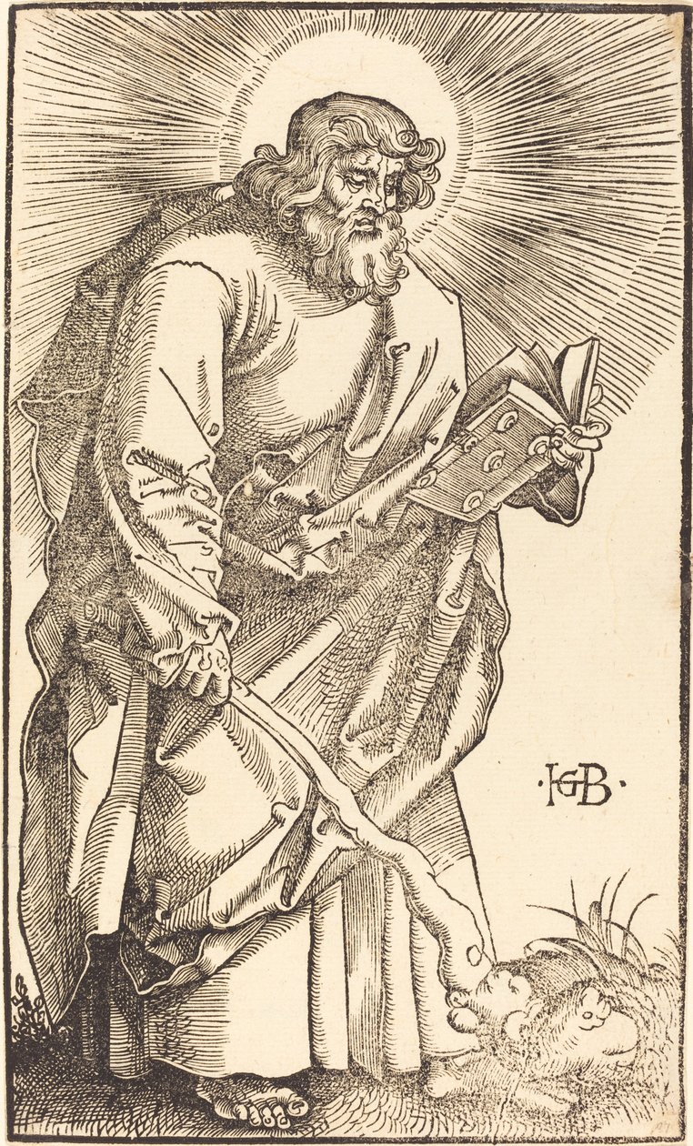Apostolo Giuda Taddeo da Hans Baldung Grien