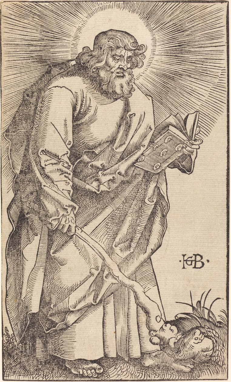 Apostolo Giuda Taddeo da Hans Baldung Grien