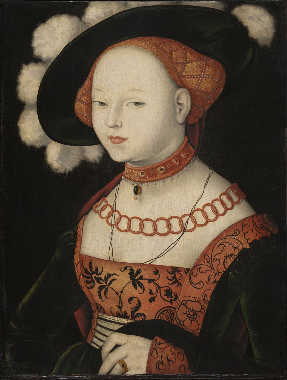 Tedesco: Bildnis einer Dame Ritratto di una signora da Hans Baldung Grien