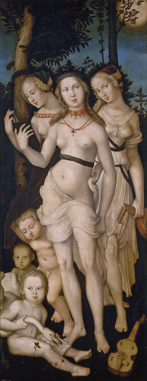 Tedesco: Die Jugend (Die drei Grazien) Armonia o Le tre grazie da Hans Baldung Grien