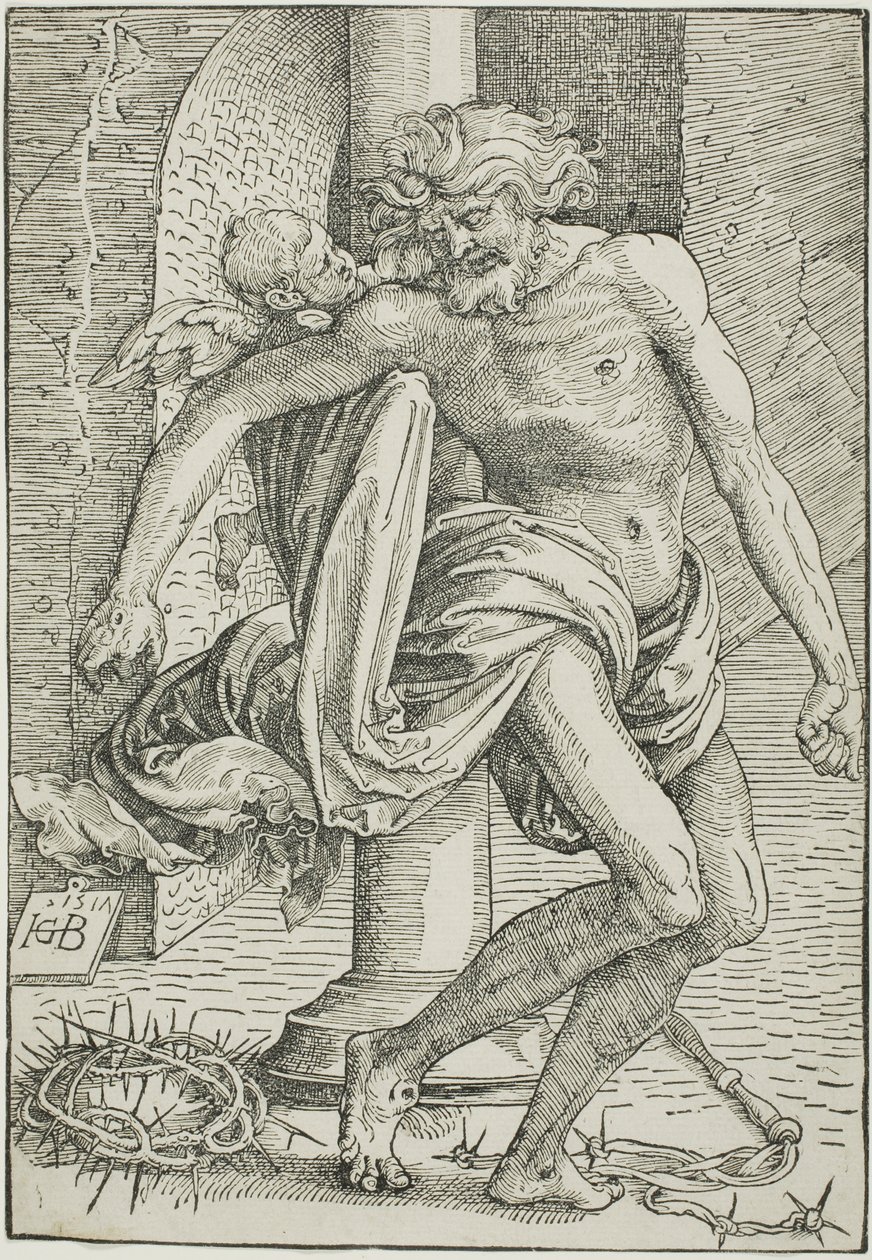 Uomo dei dolori davanti alla colonna da Hans Baldung Grien