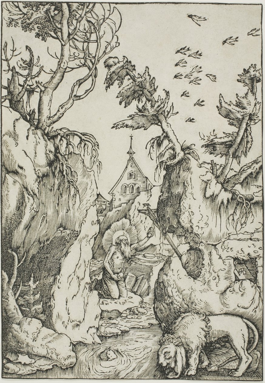 San Girolamo nel deserto da Hans Baldung Grien