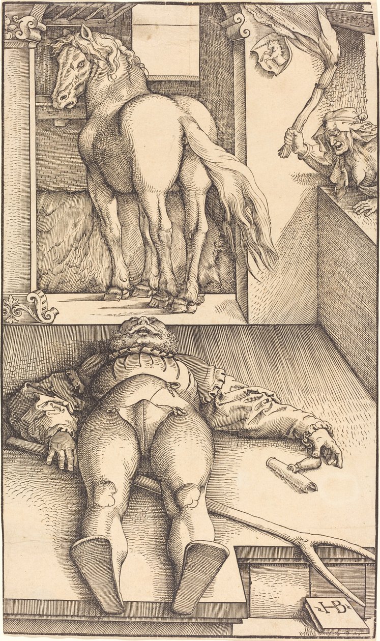 Il Cavaliere Stregato da Hans Baldung Grien