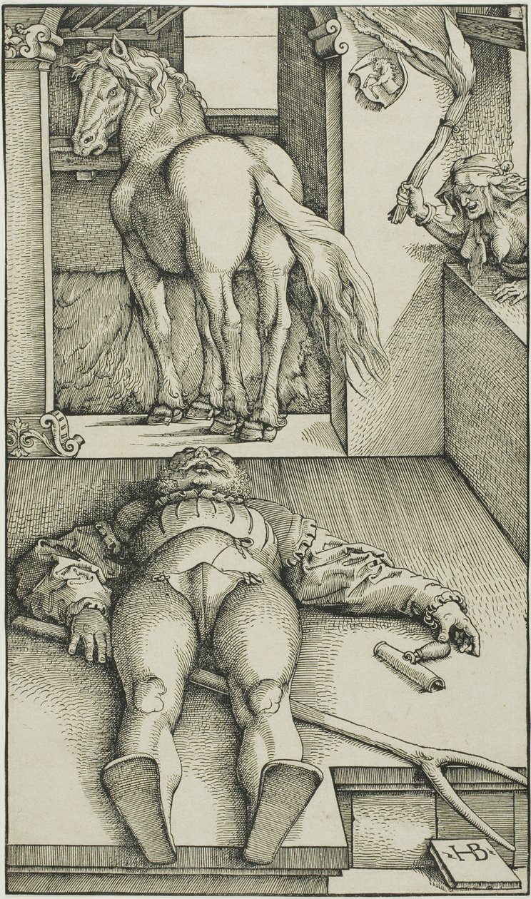 Il Cavaliere Stregato da Hans Baldung Grien