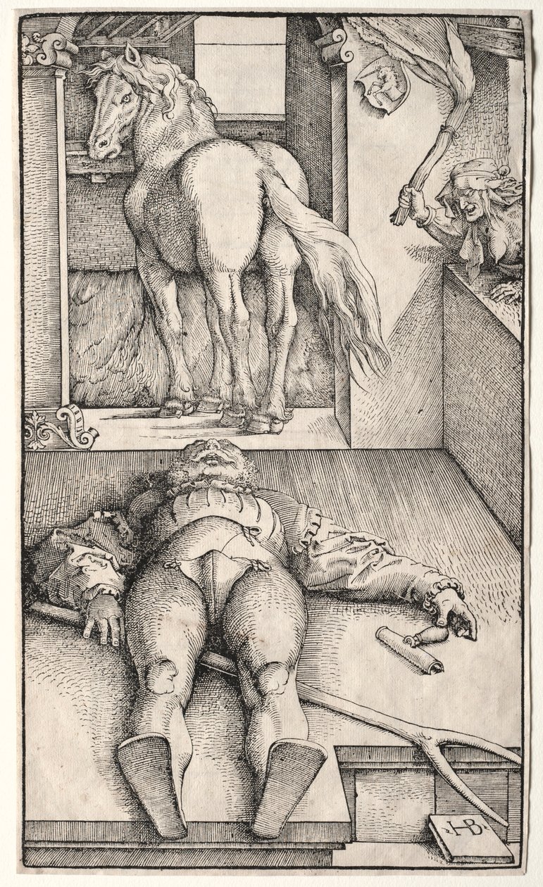 Il fidanzato stregato, 1544 da Hans Baldung Grien