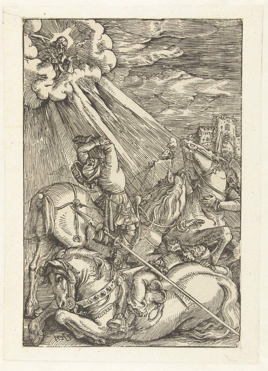 La Conversione di Paolo, 1515-17 da Hans Baldung Grien
