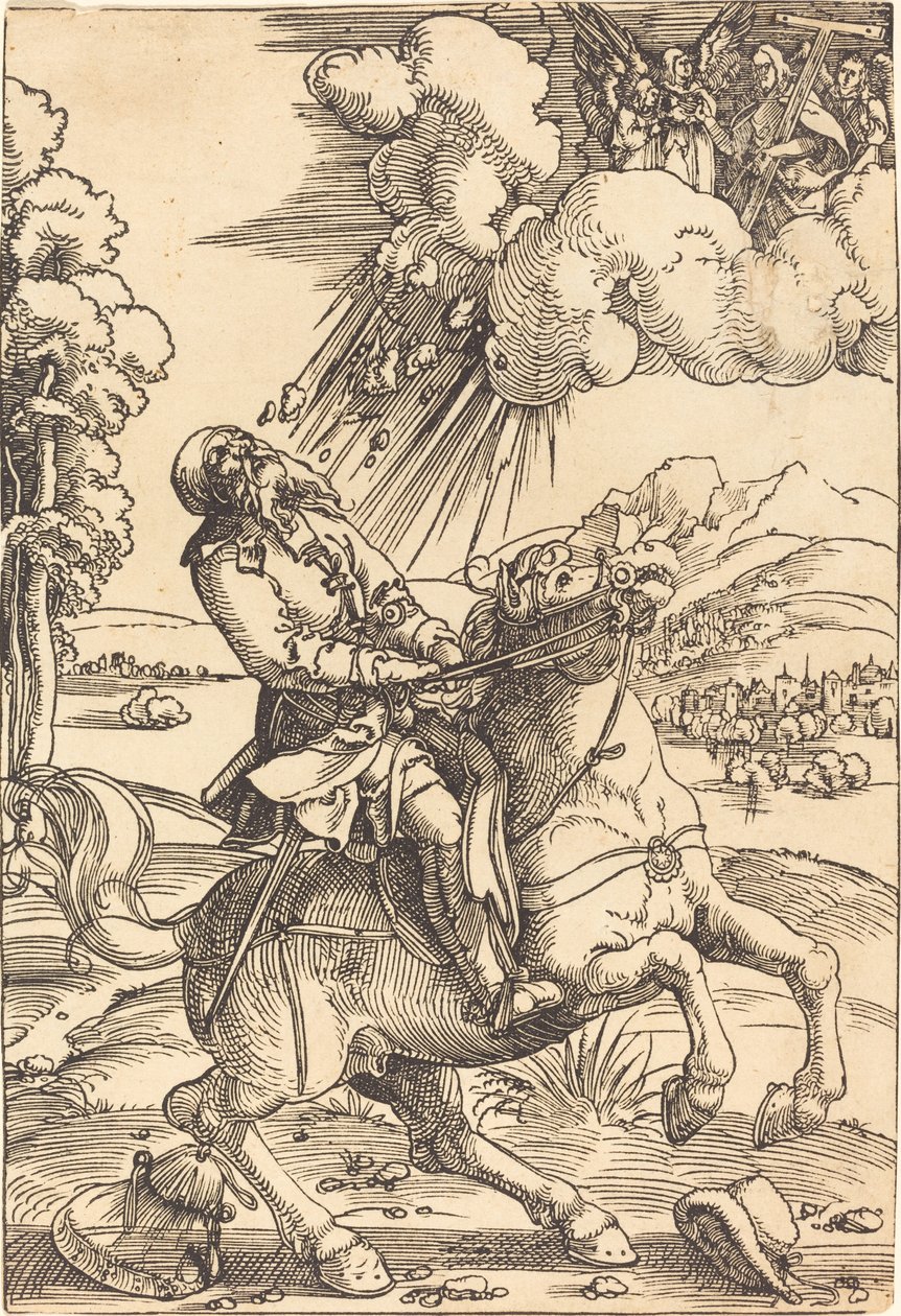 La conversione di San Paolo da Hans Baldung Grien