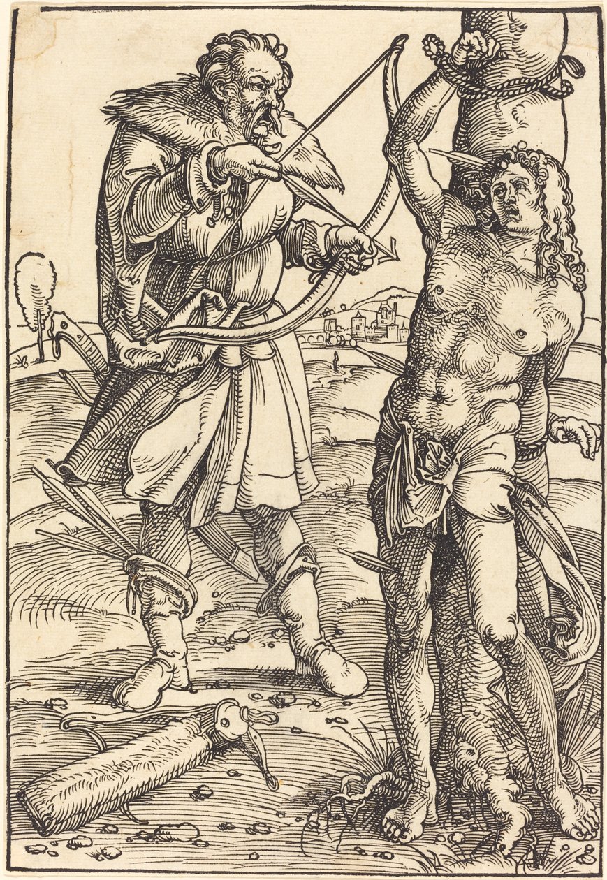 Il martirio di San Sebastiano da Hans Baldung Grien