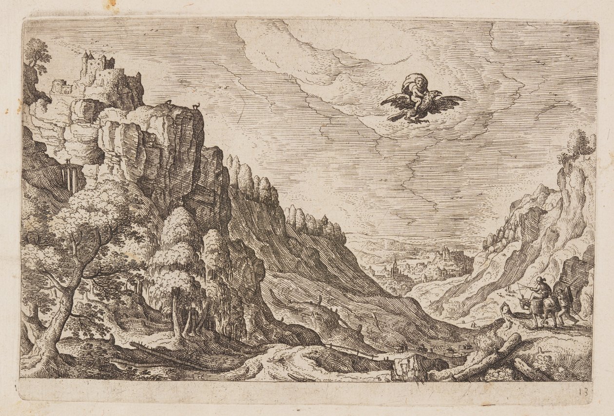 Piastra 13, da Paesaggi con scene dell