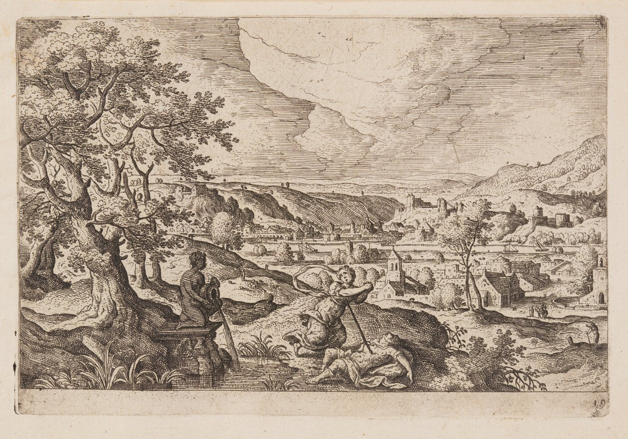 Piastra 19, da Paesaggi con scene dell