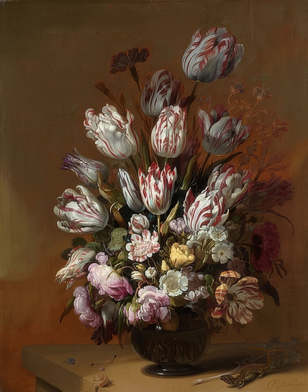 Natura morta di fiori. 1639 da Hans Bollongier