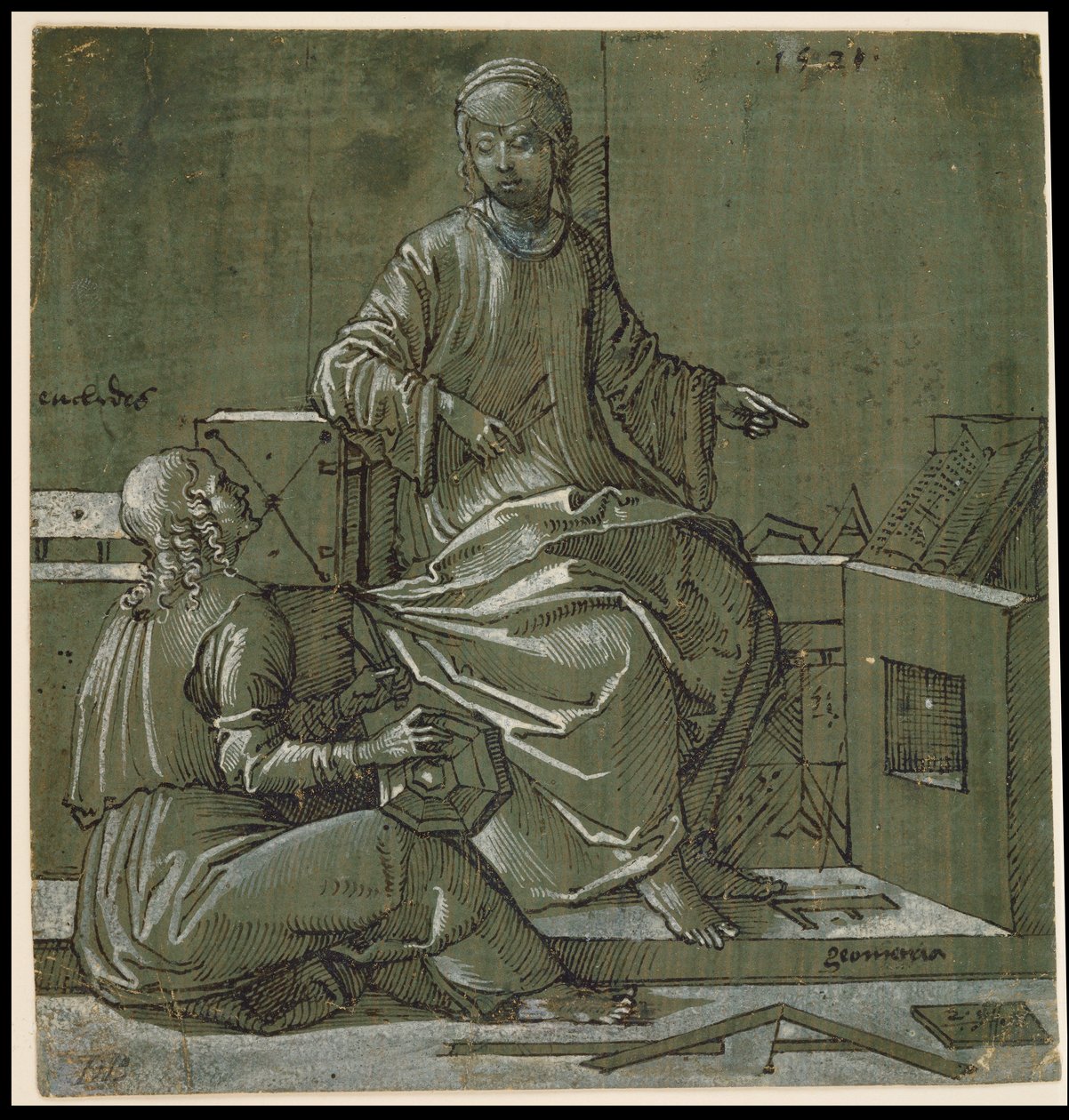 Euclide e la geometria da Hans Brosamer