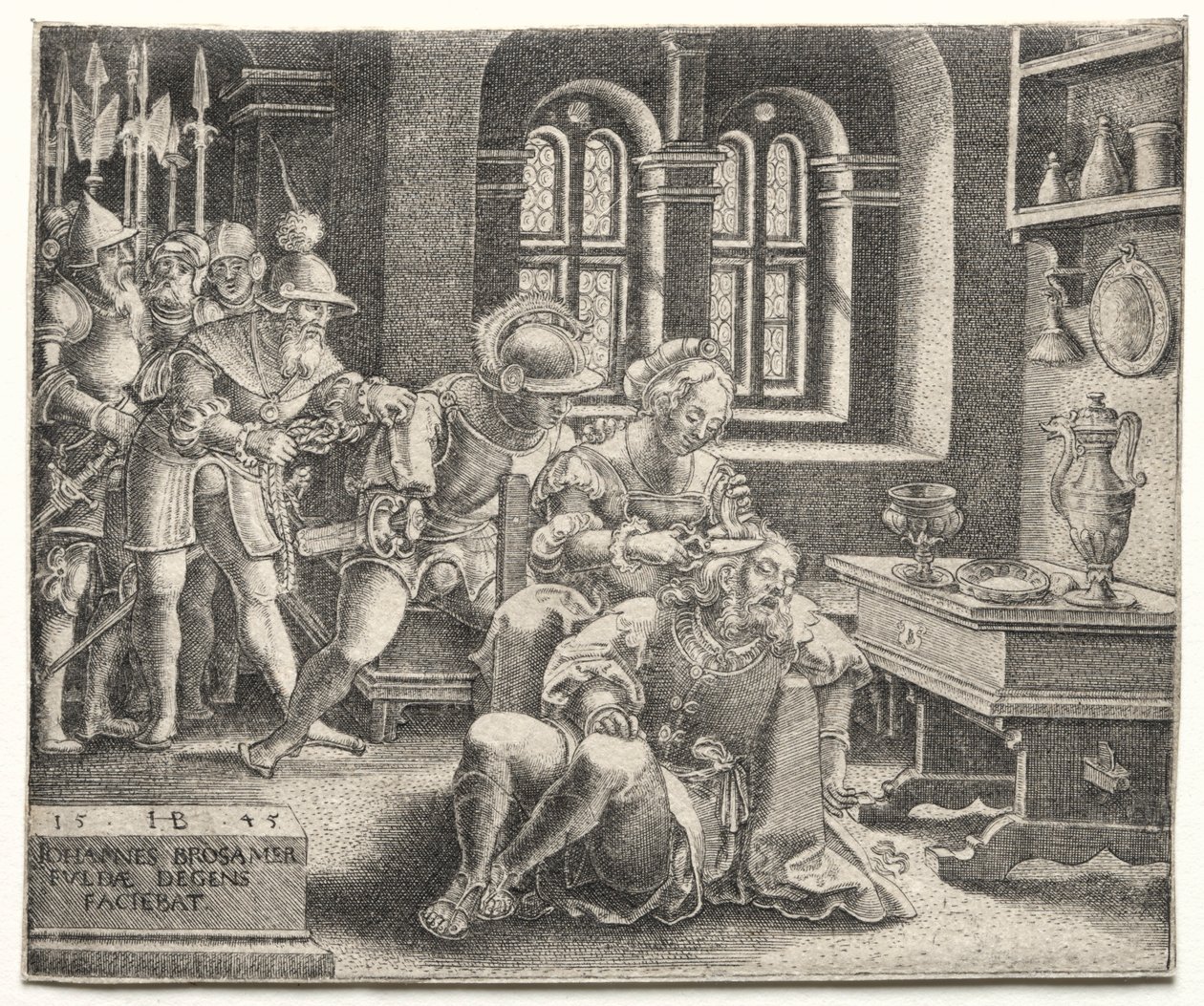Sansone e Dalila, 1545 da Hans Brosamer