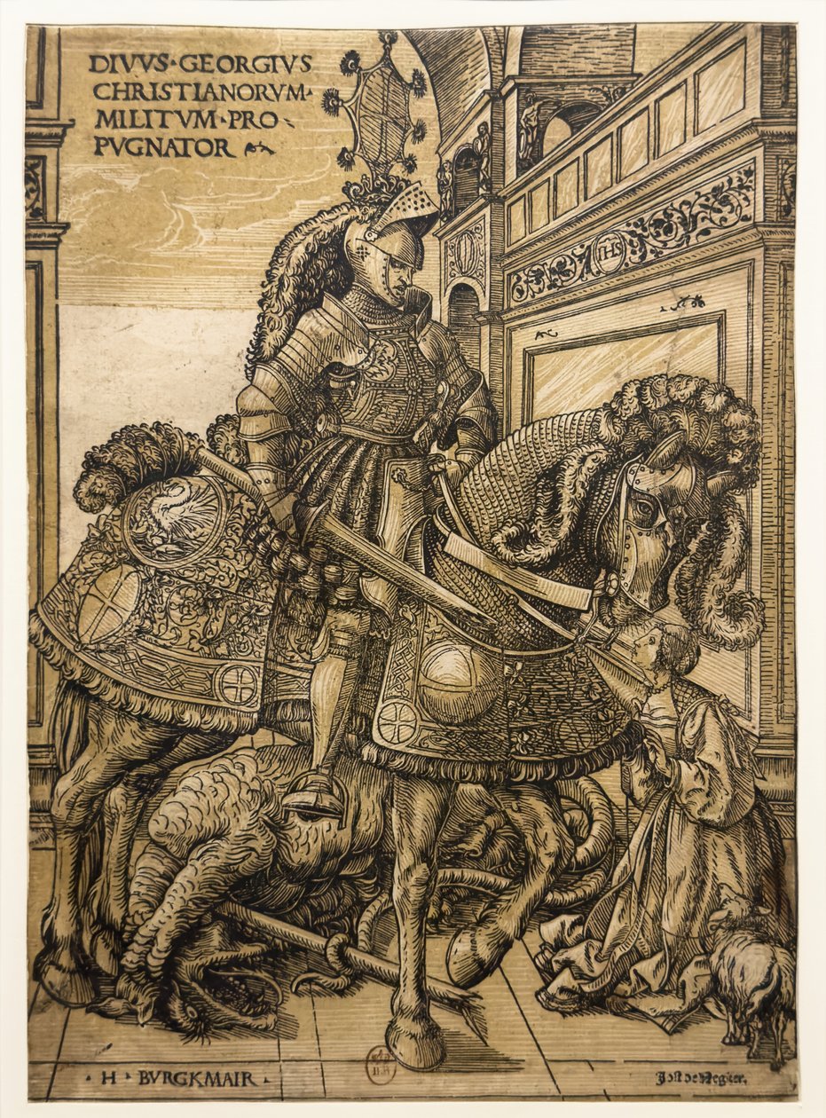 San Giorgio e il drago da Hans Burgkmair