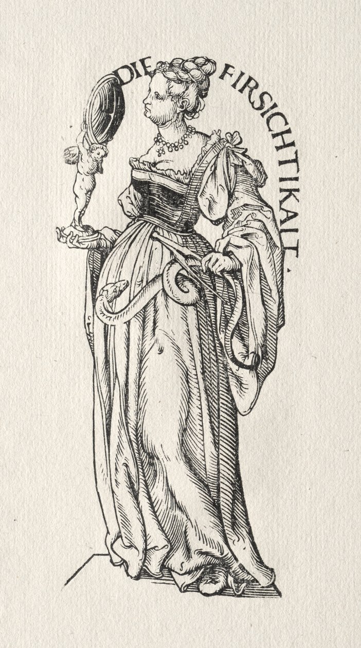 Le Sette Virtù: Prudenza da Hans Burgkmair