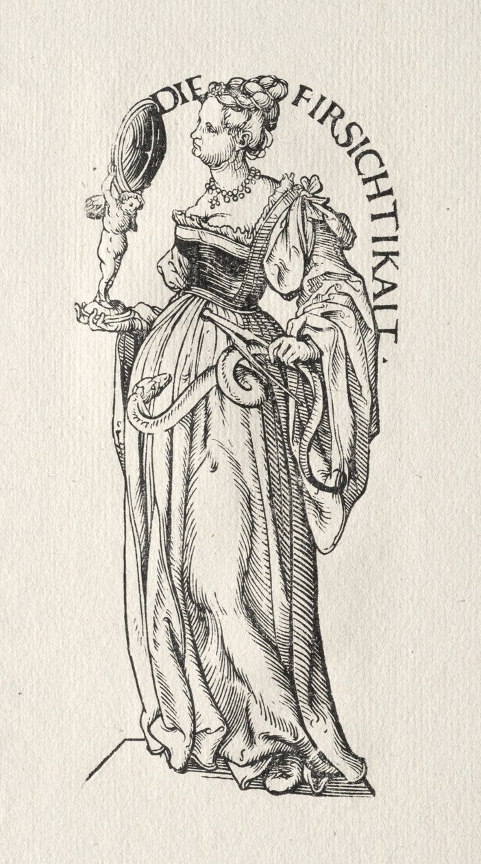 Sette Virtù: Prudenza da Hans Burgkmair