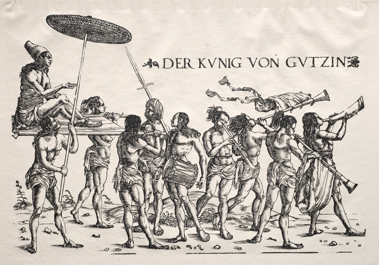 Il re di Cochin da Hans Burgkmair
