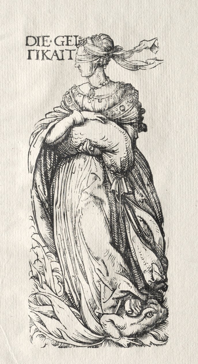 I Sette Vizi: Avarizia, c. 1510 da Hans Burgkmair