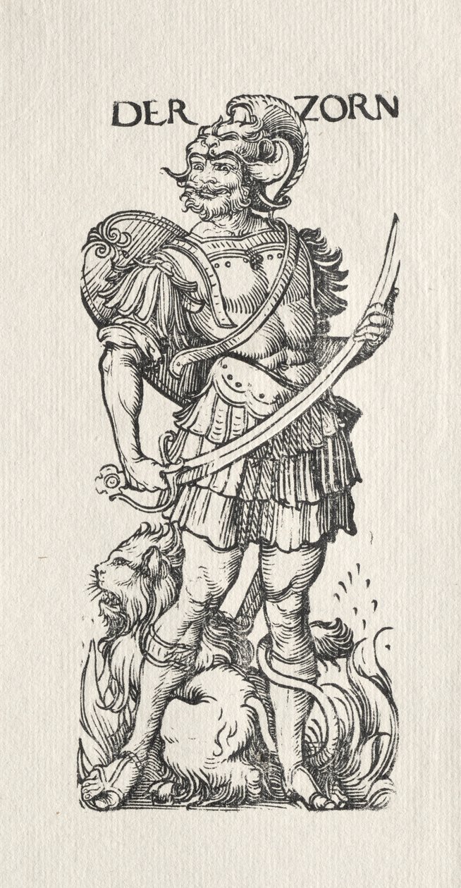 I sette vizi: Ira da Hans Burgkmair