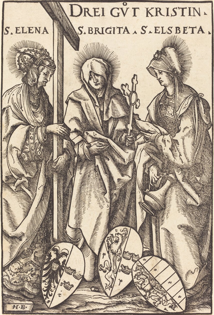 Santa Elena, Santa Brigitta e Santa Elisabetta da Hans Burgkmair I